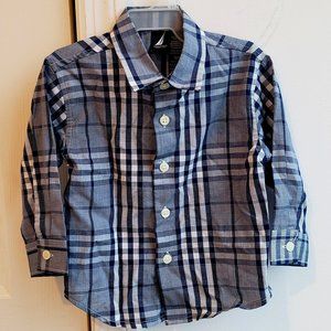 🧸 3/$20 Toddler Nautica Plaid Button Down